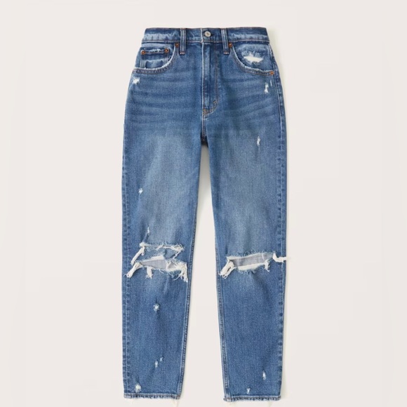 Abercrombie & Fitch High Rise Mom Jean - Picture 1 of 7